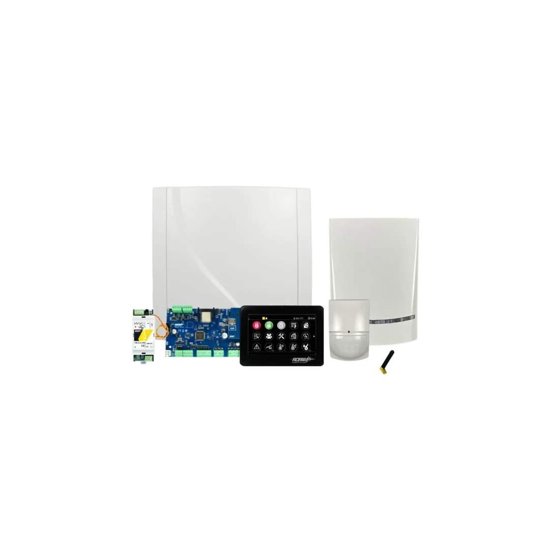 Zestaw alarmowy NeoLTE-IP-SET z czarnym panelem, Easy install