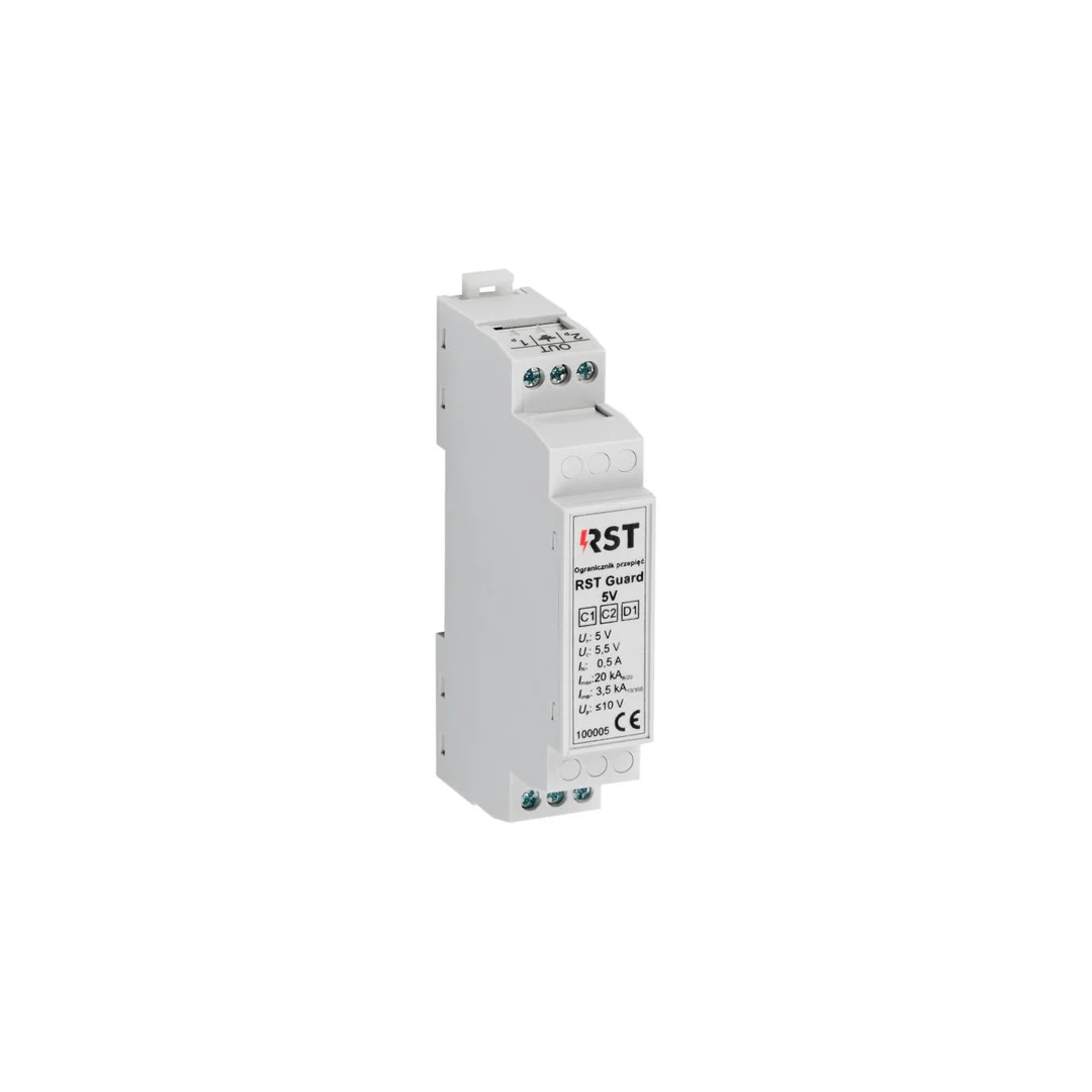 Ogranicznik przepięć do ochrony systemów sterowania i kontrolno-pomiarowych, RST Guard 5V 100 005
