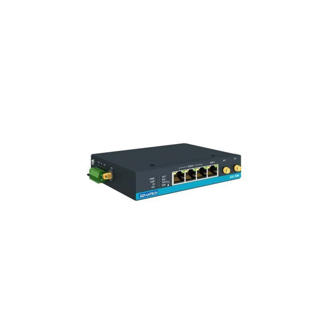 Przemysłowy router komórkowy LTE Cat. 4, z 4 x port Ethernet, 2 x SIM, 1 x DI/DO, szerokim zakresem temperaturowy ICR-2531W