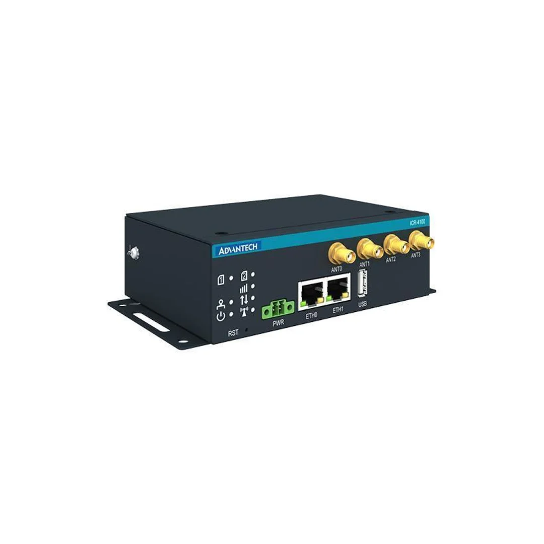 Przemysłowy router komórkowy 5G, z 2x port GE, 2x SIM, 2x port RS232/RS485, GNSS, szeroki zakres temperaturowy ICR-4161
