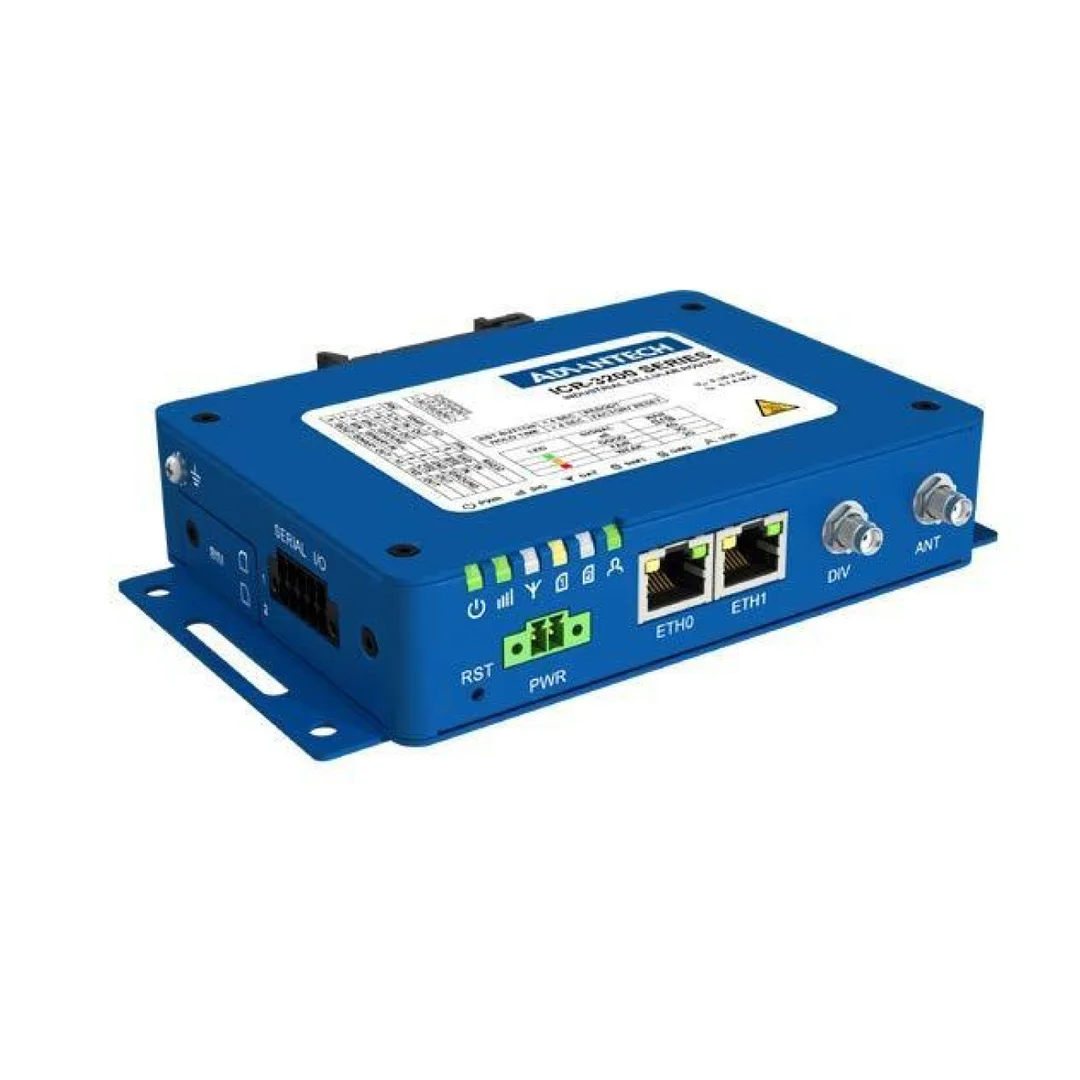 Przemysłowy router 4G LTE Cat.4 z funkcją bramy VPN, z 2 x SIM, z 2 x Ethernet 10/100, 1 x RS-232, 1 x RS-485 ICR-3241W