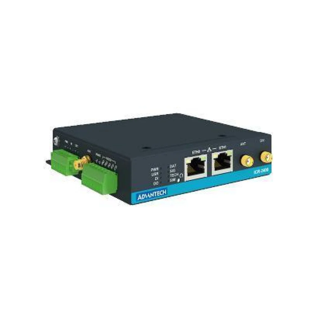Przemysłowy router komórkowy 5G RedCap, z 2 x port Ethernet, 2x SIM, 1x RS232, GNSS, szerokim zakresem temperaturowym ICR-2452G