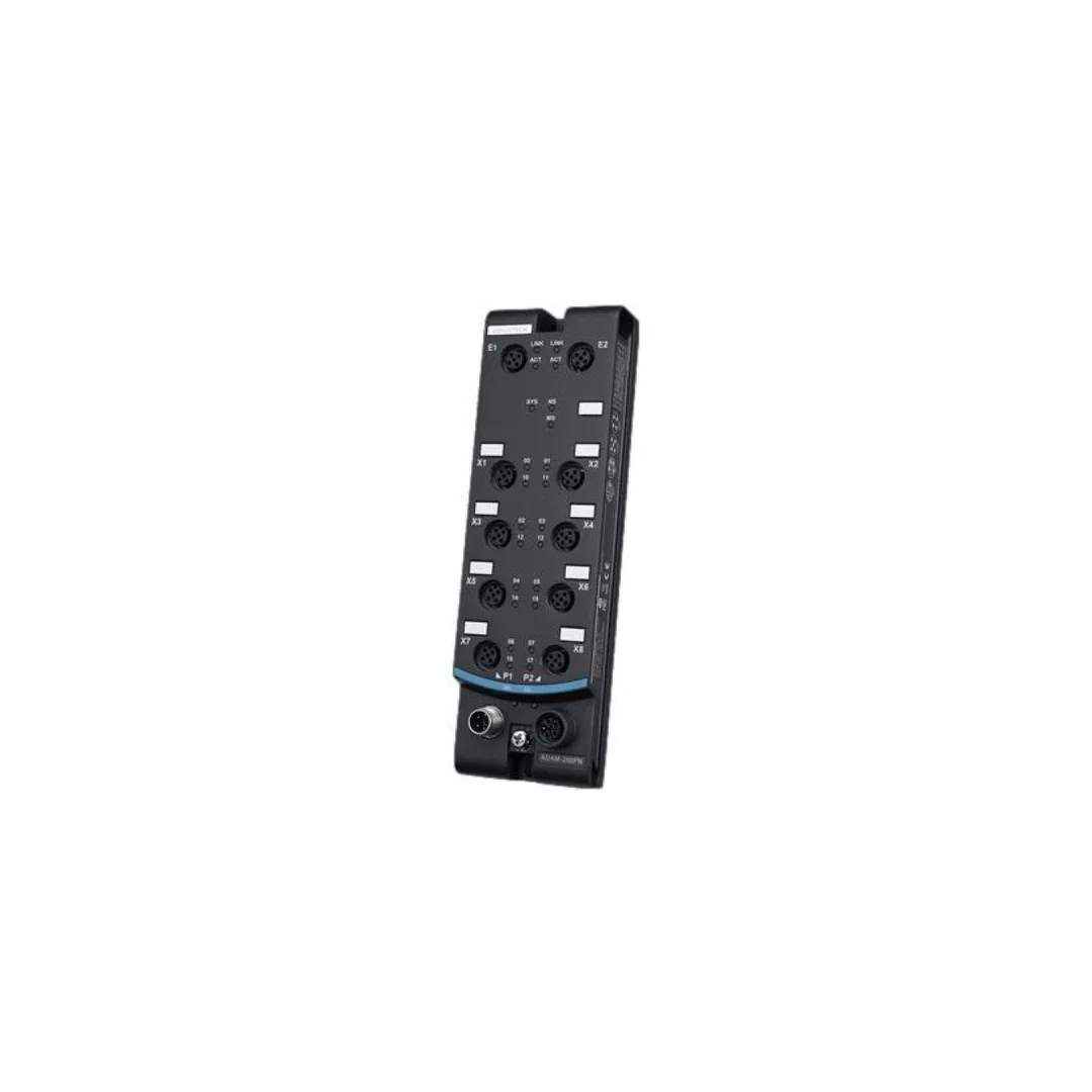 Moduł wejść/wyjść, z 16 kanałami cyfrowymi I/O, 2x port daisy chain z zasilaniem/Eth, PROFINET, Modbus/TCP, IP67 ADAM-250PN-A