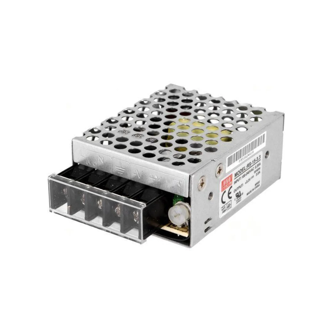 Zasilacz impulsowy do wbudowania modułowy 9,9W 3,3VDC 3A RS-15-3.3