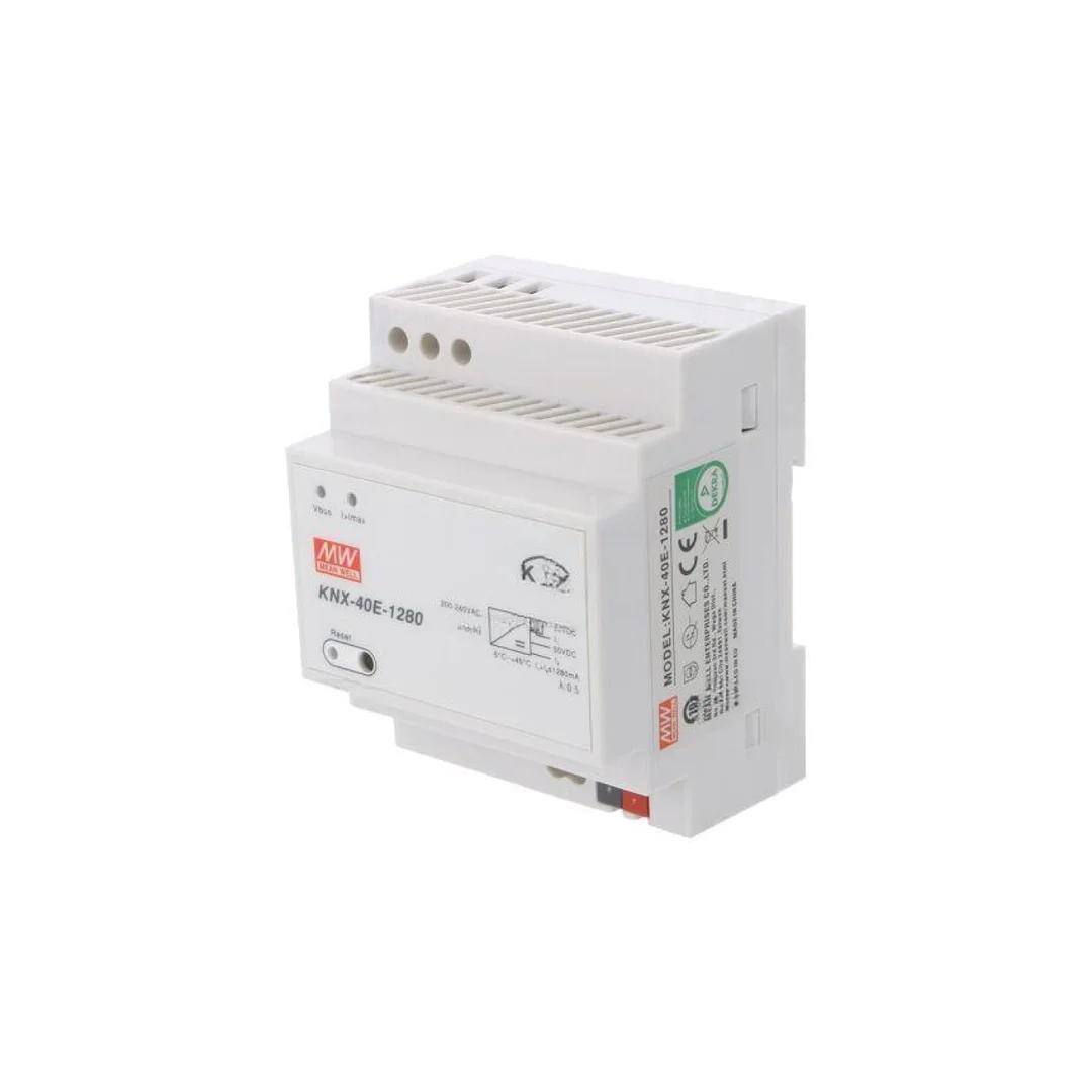 Zasilacz KNX / EIB, na szynę DIN, 38,4W, 1,28A, 30VDC KNX-40E-1280