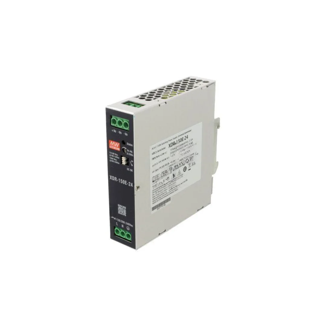 Zasilacz impulsowy, na szynę DIN, 156W, 6,5A, 24VDC, 85...264VAC XDR-150E-24