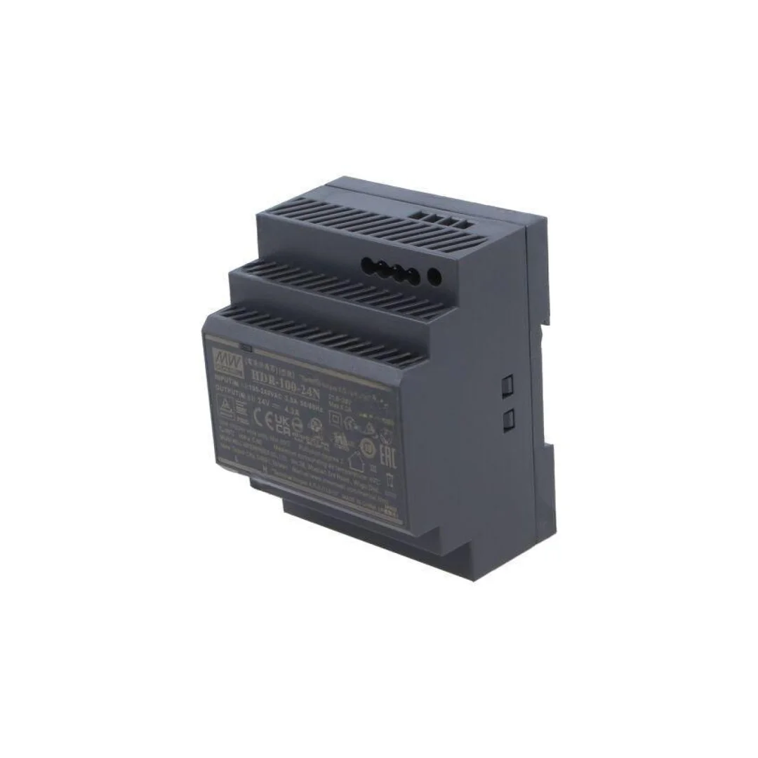 Zasilacz impulsowy, na szynę DIN, 100W, 4,2A, 24VDC, 85...264VAC HDR-100-24N