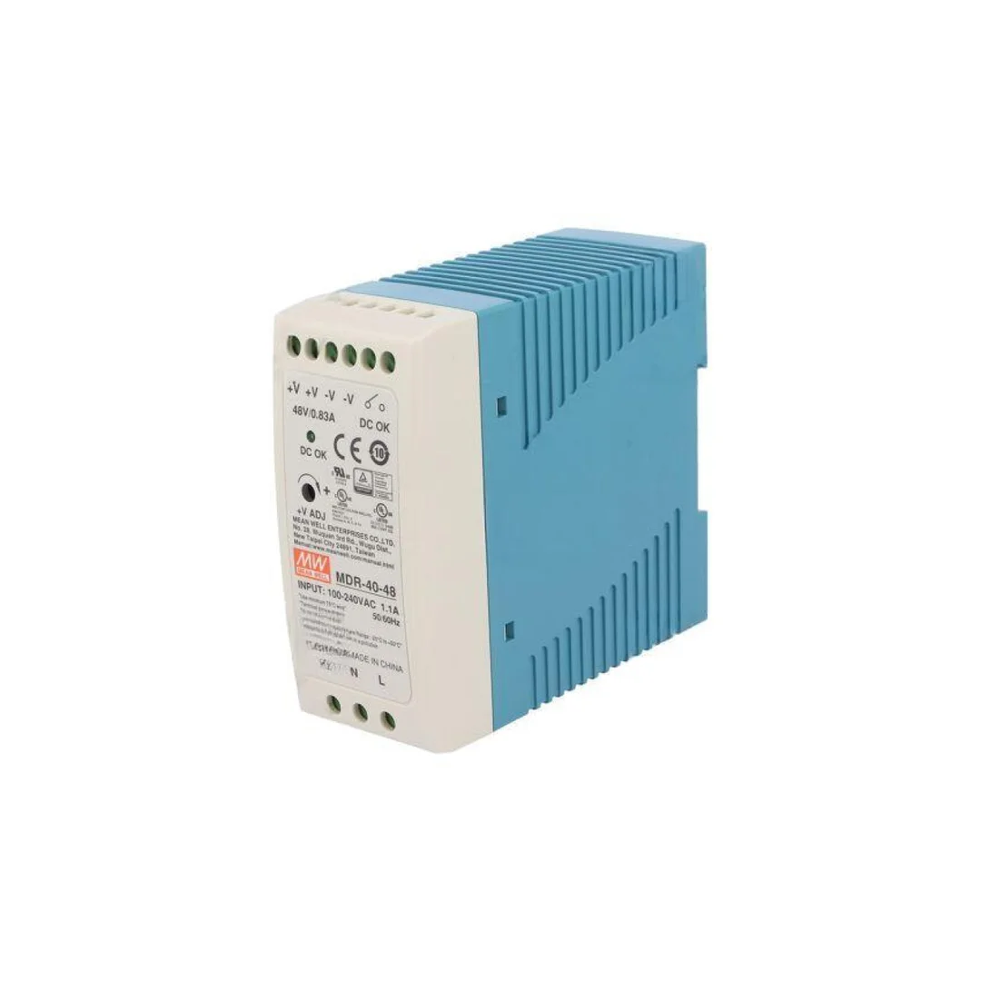 Zasilacz impulsowy, na szynę DIN, 40W, 0,83A, 48VDC, 85...264VAC MDR-40-48
