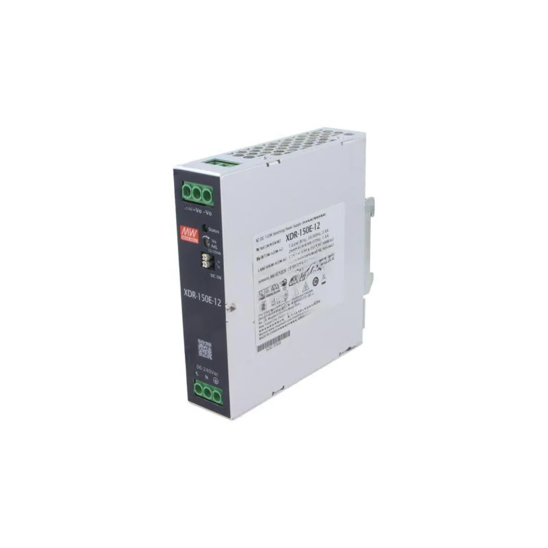 Zasilacz impulsowy, na szynę DIN, 132W, 11A, 12VDC, 85...264VAC XDR-150E-12