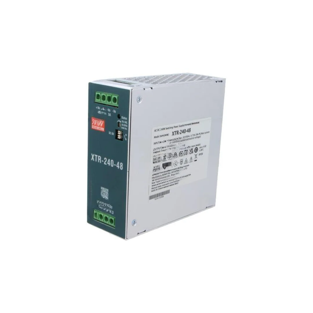 Zasilacz impulsowy na szynę DIN, 240W, napięcie wyjściowe: 48 VDC, prąd wyjściowy: 0...5 A XTR-240-48