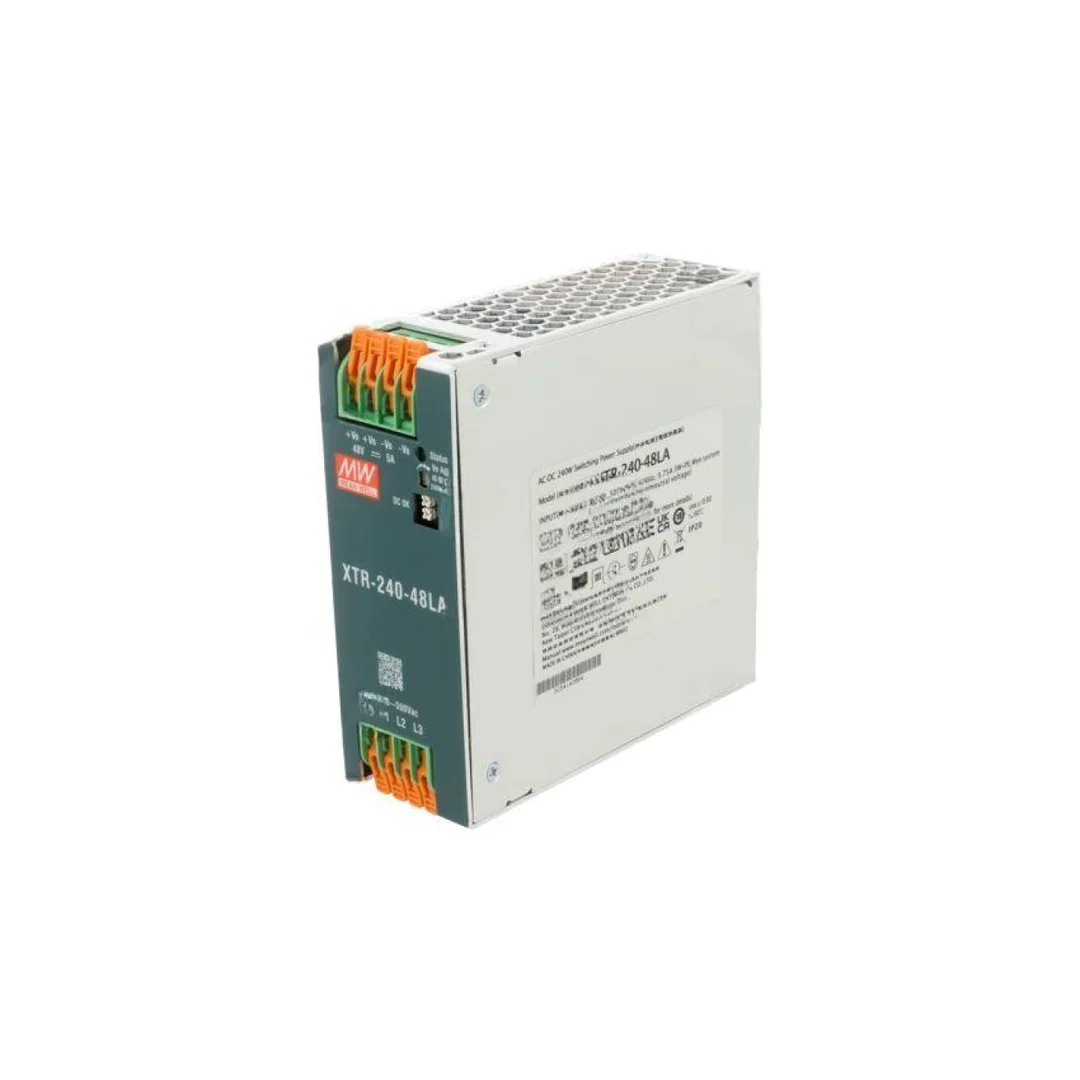 Zasilacz impulsowy na szynę DIN, 240W, napięcie wyjściowe: 48 VDC, prąd wyjściowy: 0...5 A XTR-240-48LA