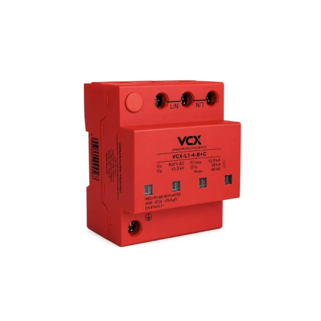 Ogranicznik przepięć ochronnik AC B+C T1T2 800V 12,,5kA COMBO MOV + GDT PRO.