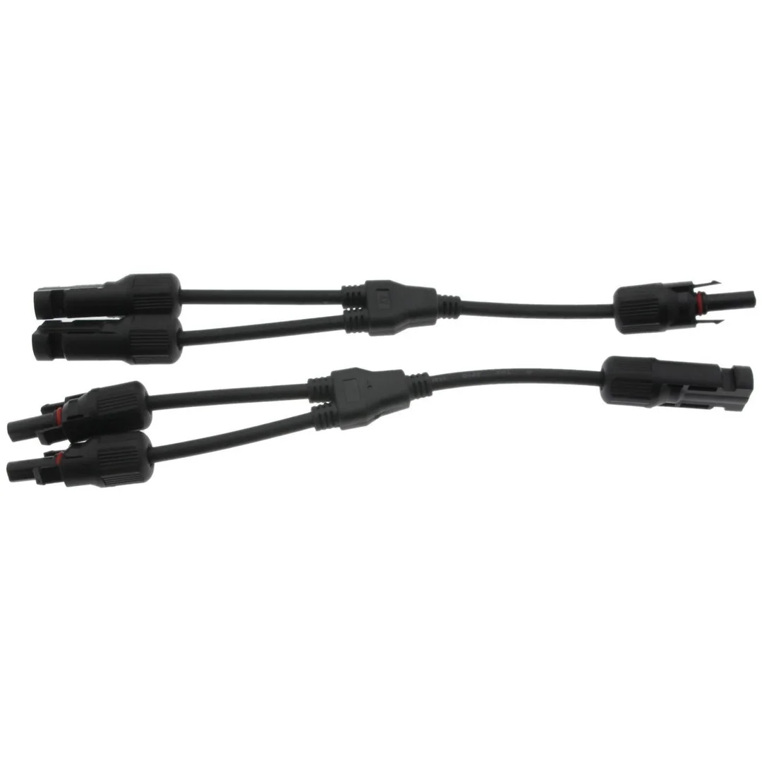 Złącze fotowoltaiczne MC4 typ Y podwójne 2,5-4mm2 6mm2 IP67 1000V DC