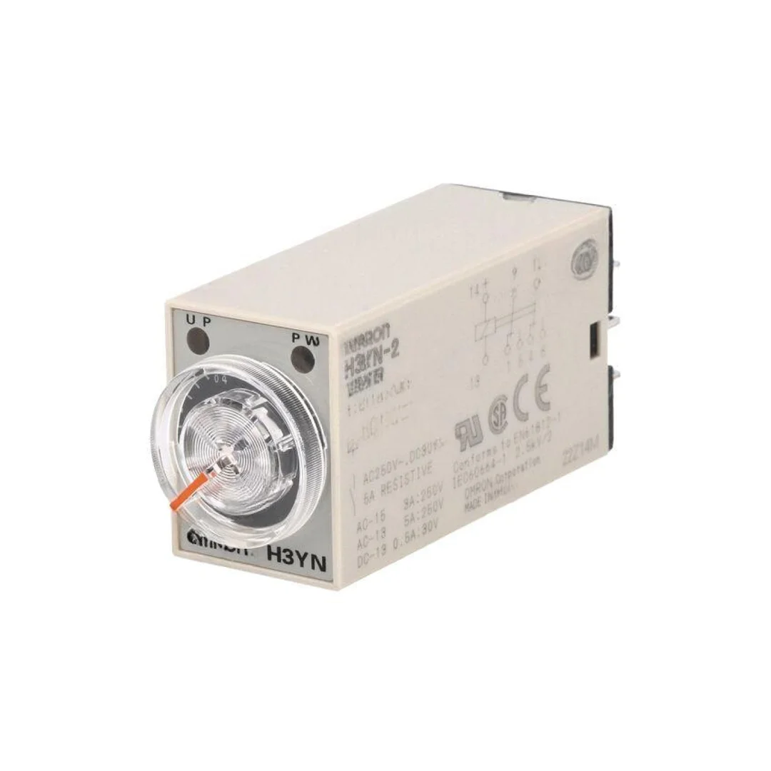 Moduł automatyki przekaźnik czasowy, podstawka, 250VAC/5A, IP40 H3YN-2 DC12