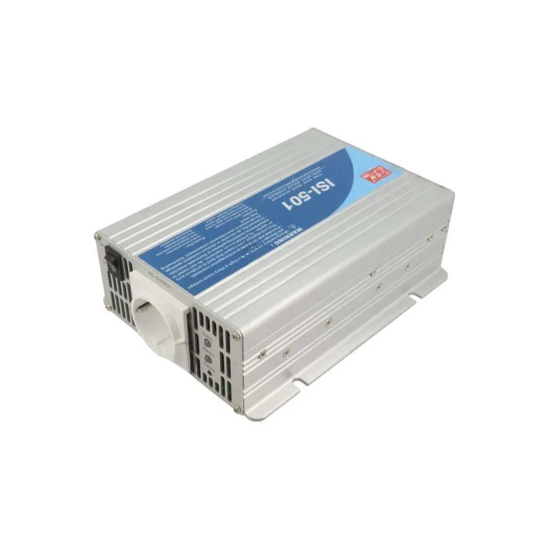 Przetwornica DC/AC, 500W, Uwej: 21...30 VDC, Uwyj: 230 VAC ISI-501-224EU