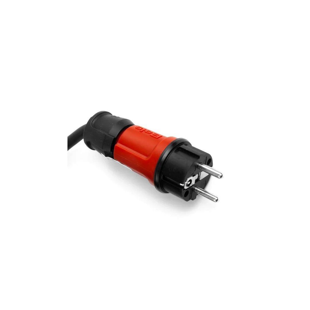 Przedłużacz elektryczny Kabel zasilający budowlany gumowy OnPD 3x1,5mm2 (wtyk / 4 gniazda) 16A IP44 czarny 15m Doktorvolt