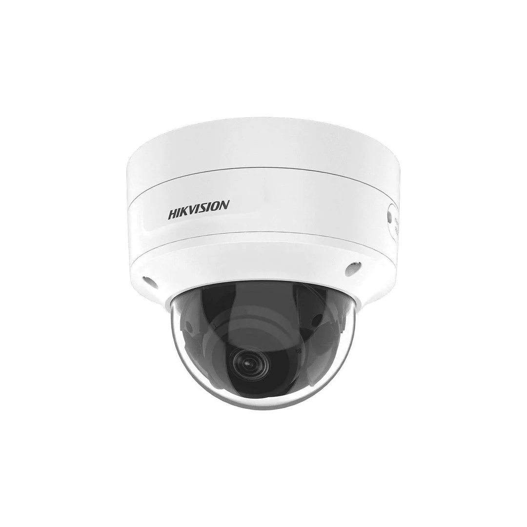 Kamera IP Hikvision w obudowie kopułowej. Rozdzielczość 2MP. Zasięg IR do 30m dzień/noc ICR. Slot...
