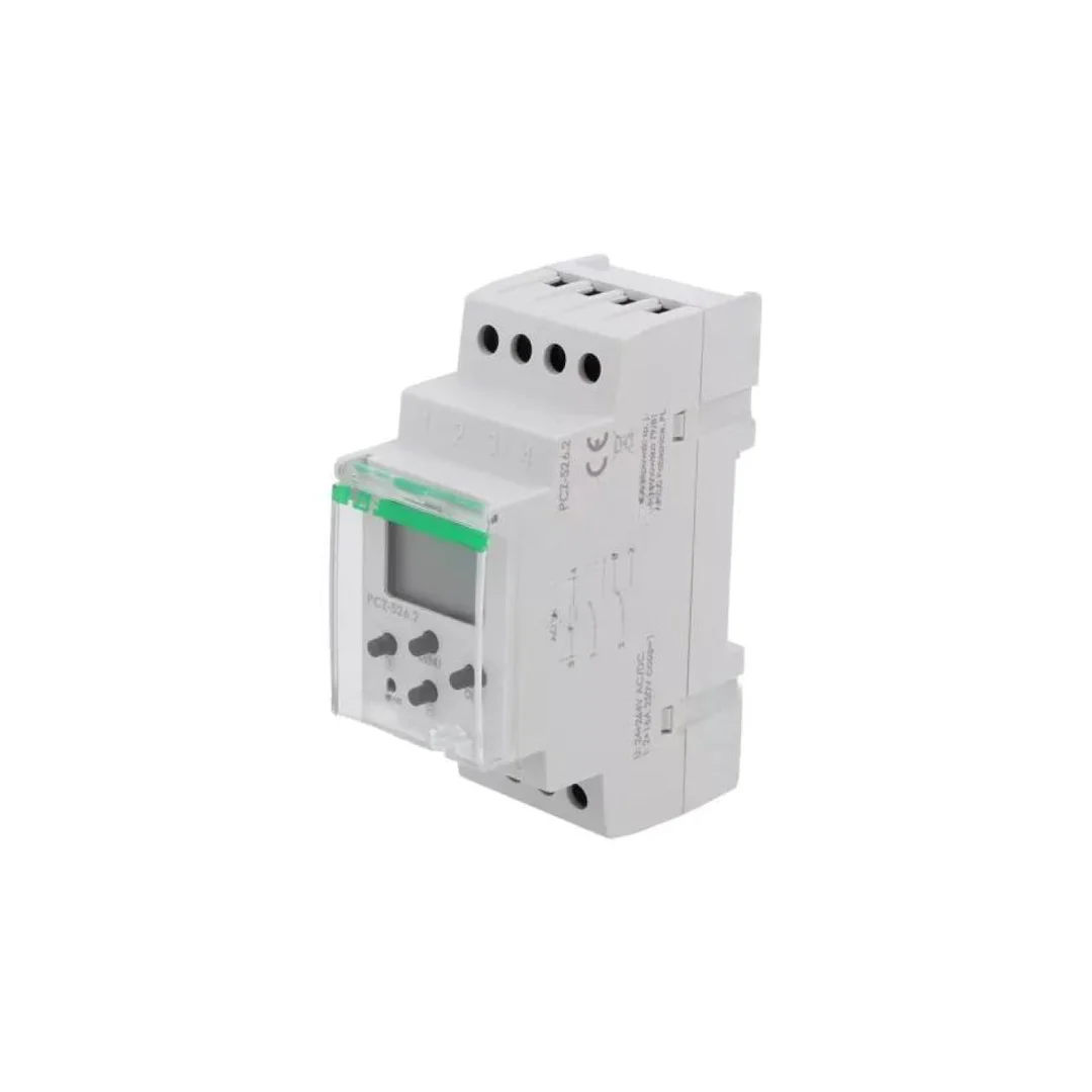 Moduł automatyki programator czasowy, zaciski śrubowe, 250VAC / 16A, IP20, -20...50C, PCZ-526.2