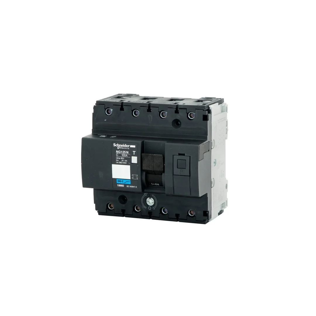 Wyłącznik nadprądowy NG125N, 4P, 63A, char. C, 18656, Schneider Electric