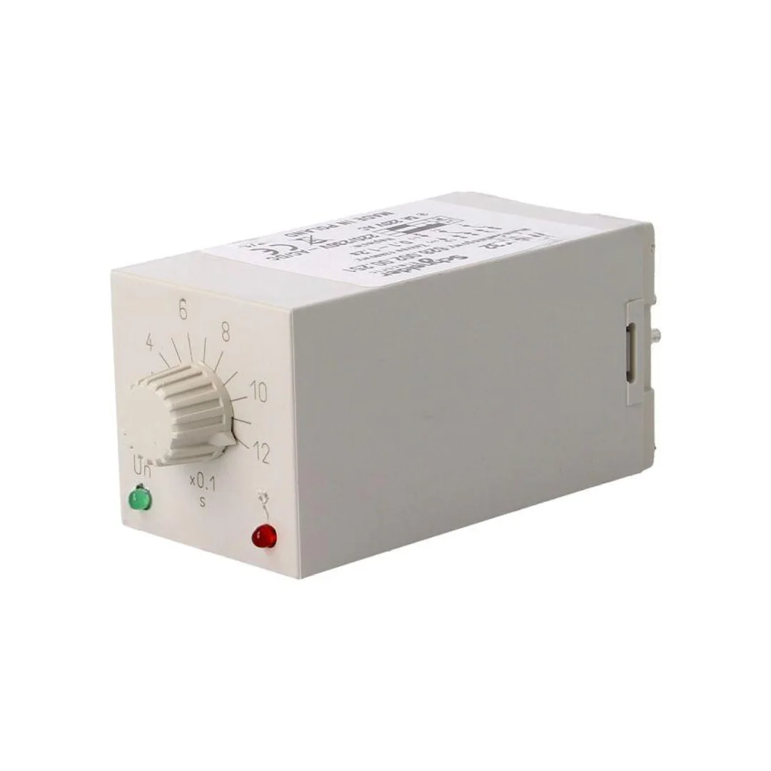 Moduł automatyki przekaźnik czasowy, na panel, na szynę DIN, podstawka, PIN: 11, gniazdo okrągłe, IP40, RTX-132 220/230 1,2SEK