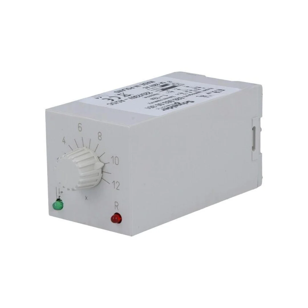 Moduł automatyki przekaźnik czasowy, na panel, na szynę DIN, podstawka, PIN: 11, gniazdo okrągłe, IP40, RTX-133 220/230 12SEK