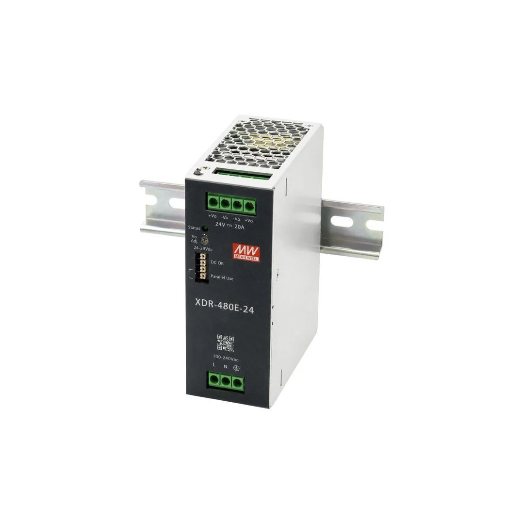 Zasilacz na szynę DIN 24V 20A 480W uniwersalny XDR Mean Well