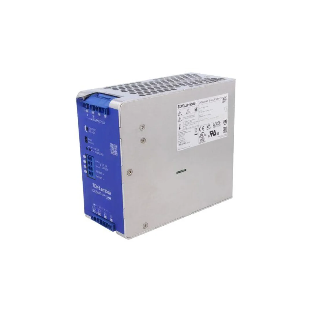 Zasilacz impulsowy na szynę DIN, 480W, 10A, 48V DC, 3 x 350...575V AC, listwa zaciskowa, DRB480-48-3-A0