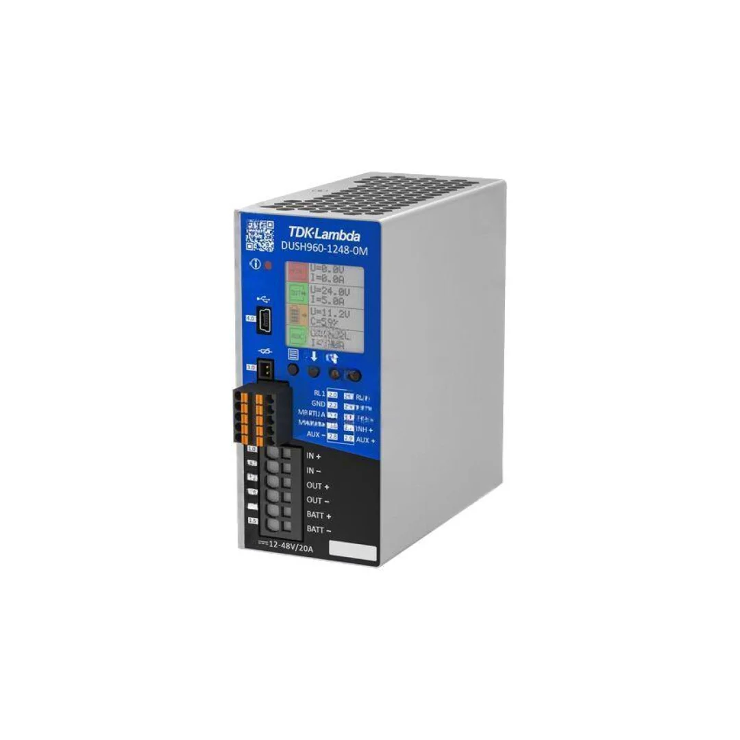 Zasilacz UPS na szynę DIN, 960W, 20A, 12...48V DC, zaciski push-in, DUSH960-1248-0M