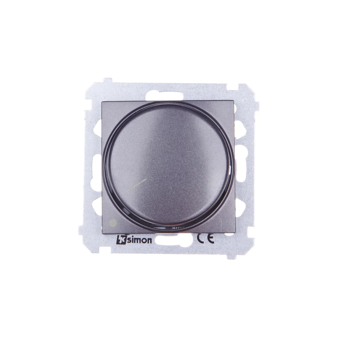 Simon 54 Ściemniacz obrotowy dwubiegunowy LED 5-215W antracyt DS9L2.01/48 WMDS-004xL2-048