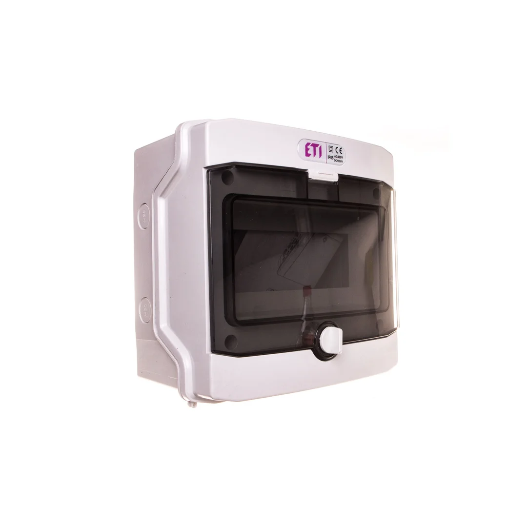 Rozdzielnica modułowa PV 1x8 natynkowa /transparentna/ UV 1500V DC IP65 ECH-8G DIDO 001101061