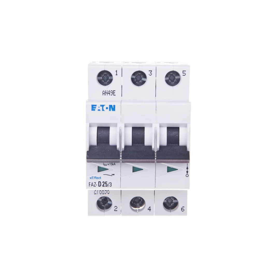 Wyłącznik nadprądowy 3P D 25A 15kA AC FAZ D25/3 278898