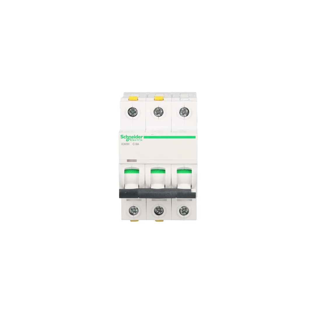 Wyłącznik nadprądowy 3P C 6A 10kA AC iC60H-C6-3 Acti9 A9F07306