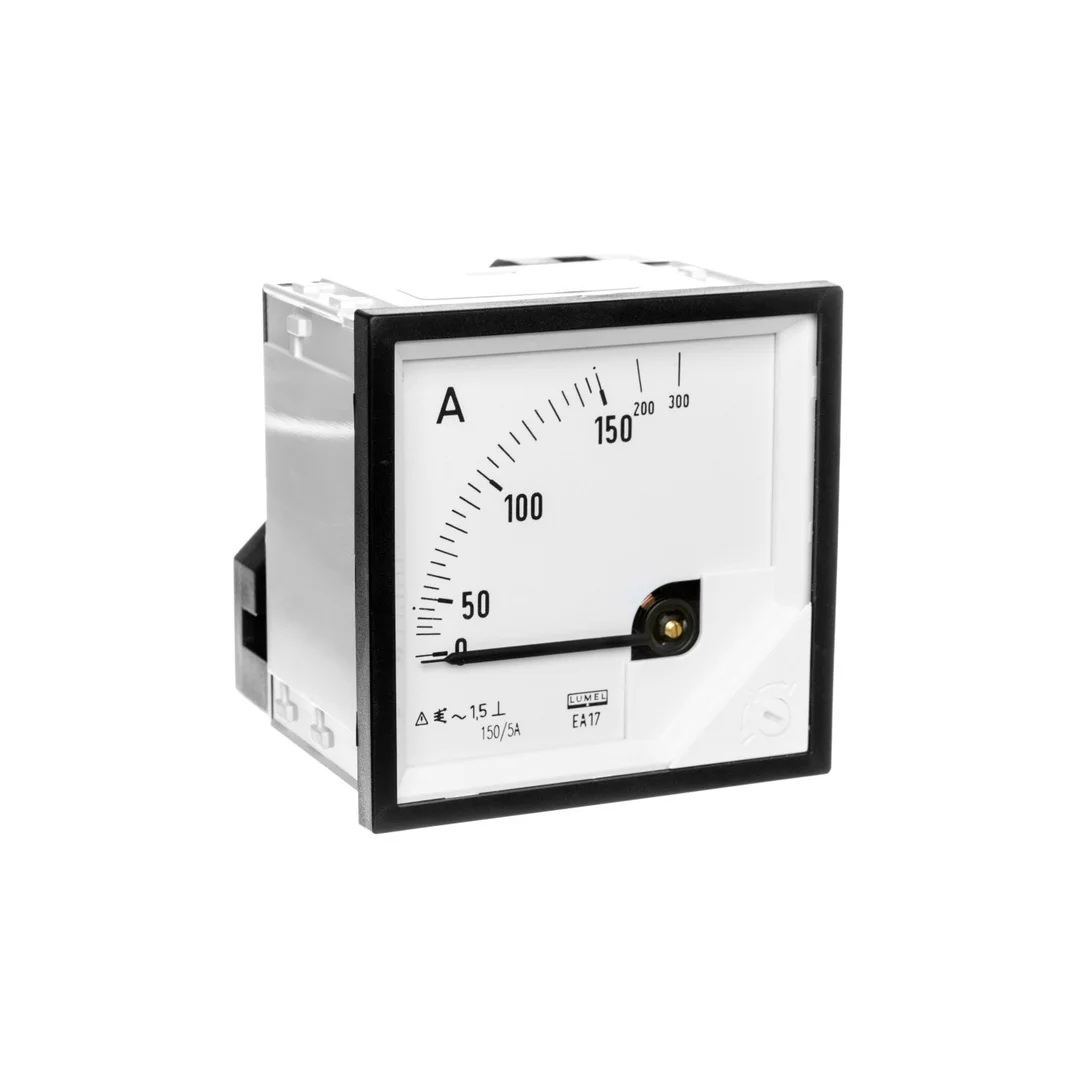 Amperomierz analogowy tablicowy 150/300A do przekładnika 150/5A 72x72mm IP50 C3 K=90 st. EA17N F41700000000