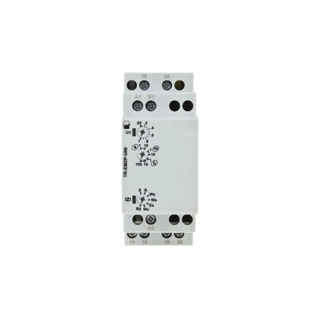 Przekaźnik czasowy 2P 8A 12-240VAC/DC wielofunkcyjny TR-EM2P-UNI 2613057