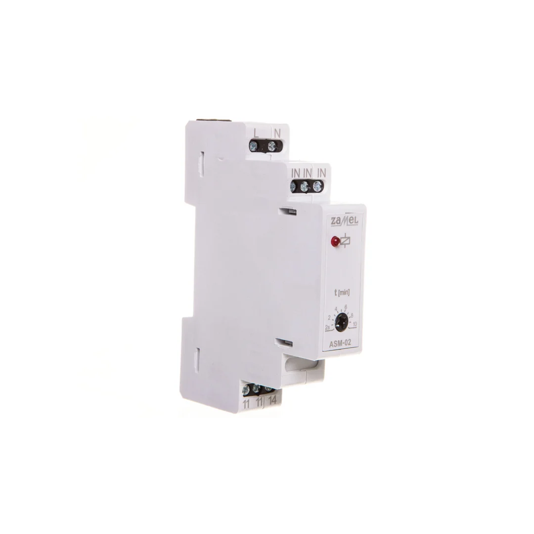 Automat schodowy 16A 230V AC 1Z 2sek-10min IP20 ASM-02 EXT10000006