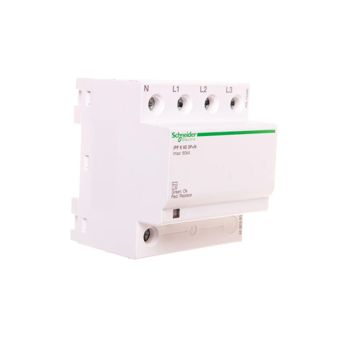 Ogranicznik przepięć Typ T2 3P+N/PE 65kA 1,5kV iPF65 A9L15586