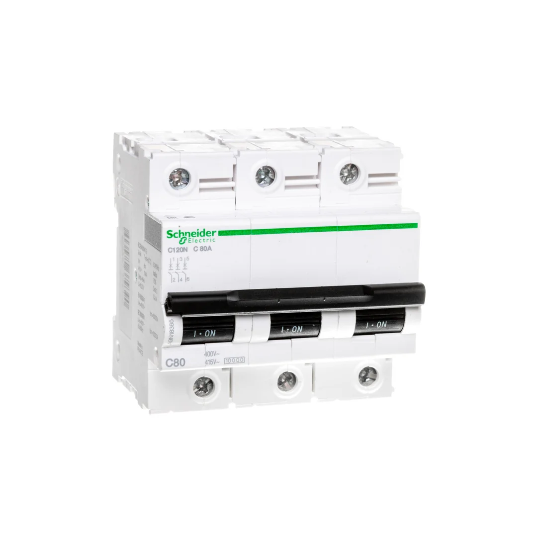 Wyłącznik nadprądowy 3P C 80A 10kA AC C120N Acti9 A9N18365