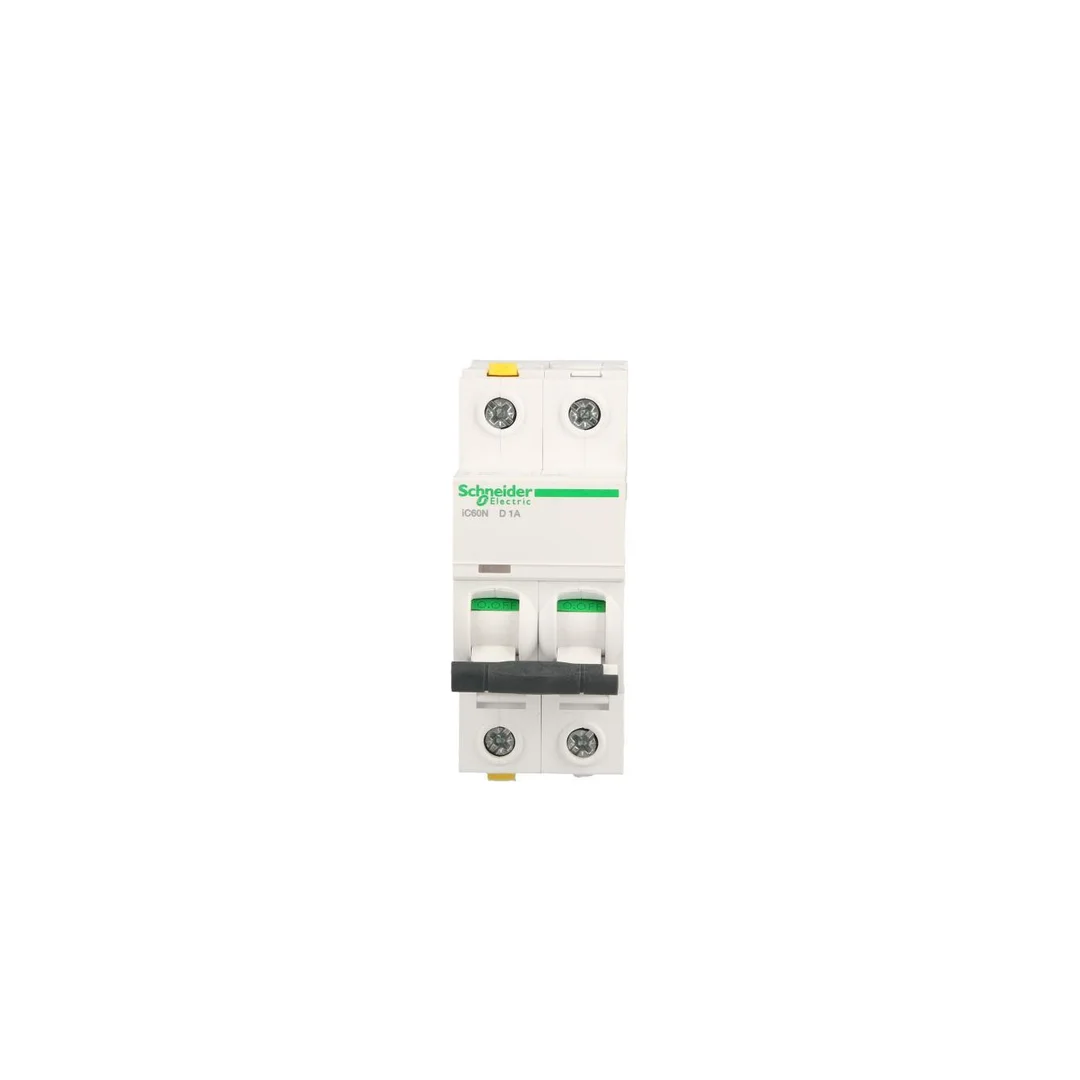 Wyłącznik nadprądowy 2P D 1A 6kA AC iC60N-D1-2 Acti9 A9F05201