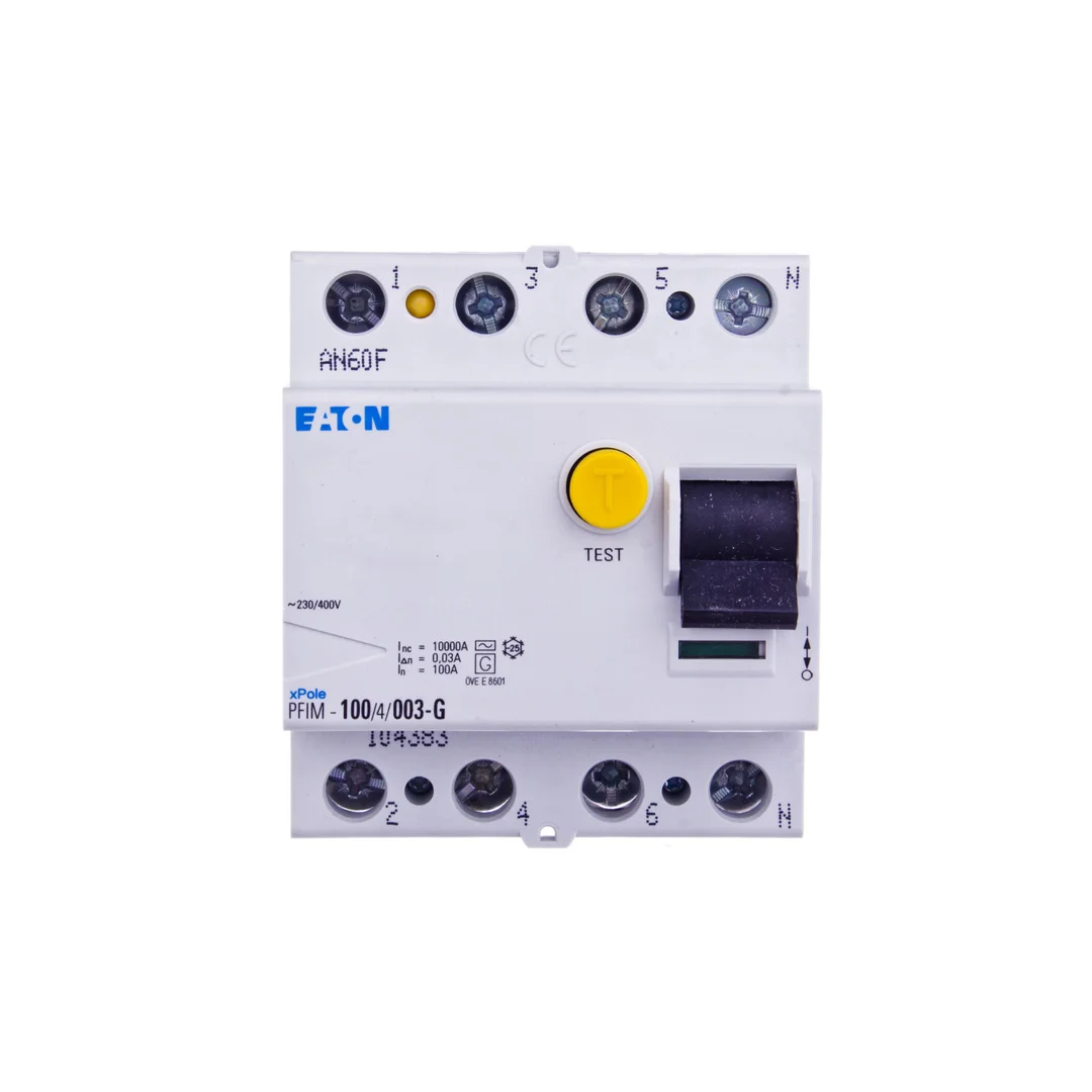 Wyłącznik różnicowoprądowy 4P 100A 0,03A typ G PFIM-100/4/003-G 104383