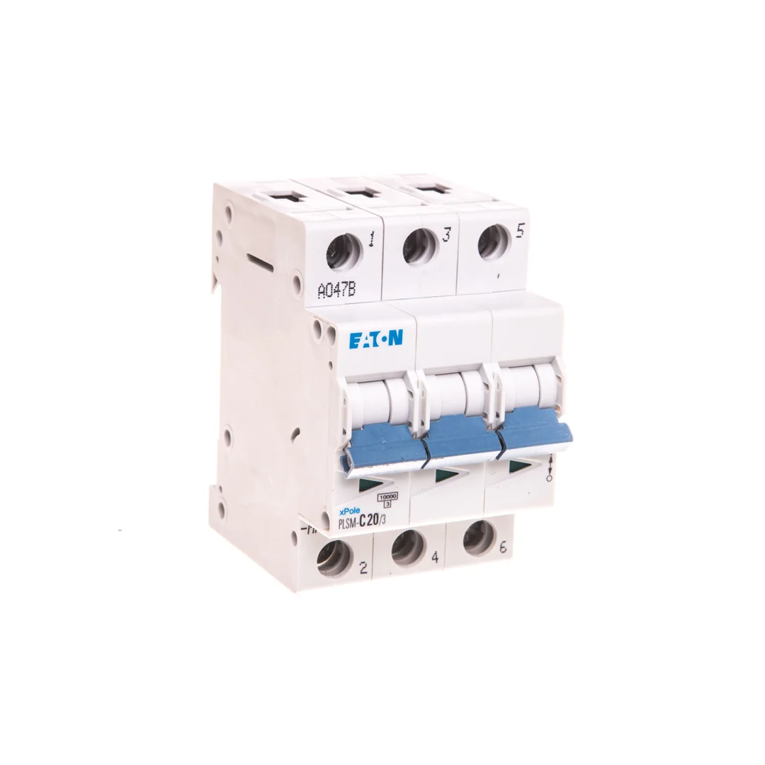 Wyłącznik nadprądowy 3P C 20A 10kA AC PLSM-C20/3-MW 242475