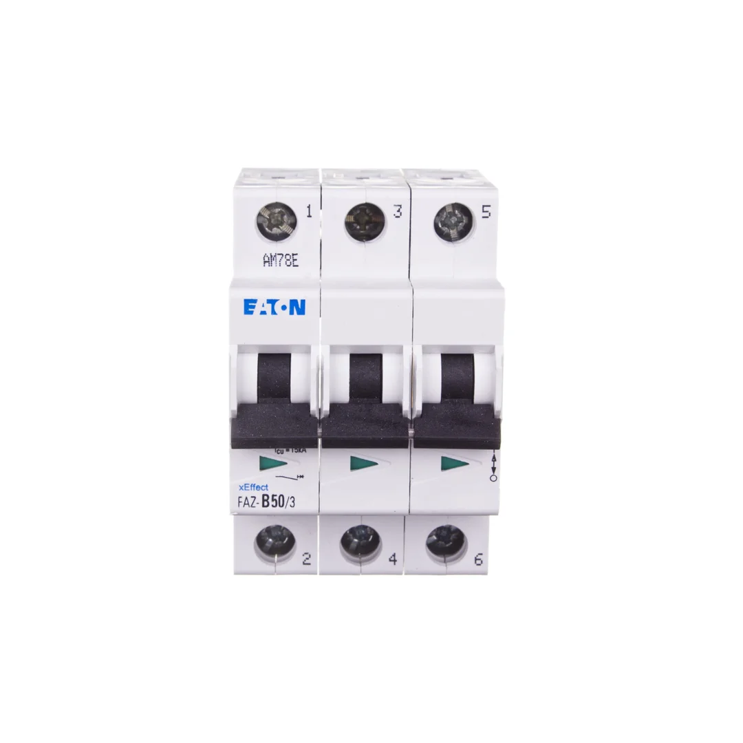 Wyłącznik nadprądowy 3P B 50A 15kA AC FAZ B50/3 278852