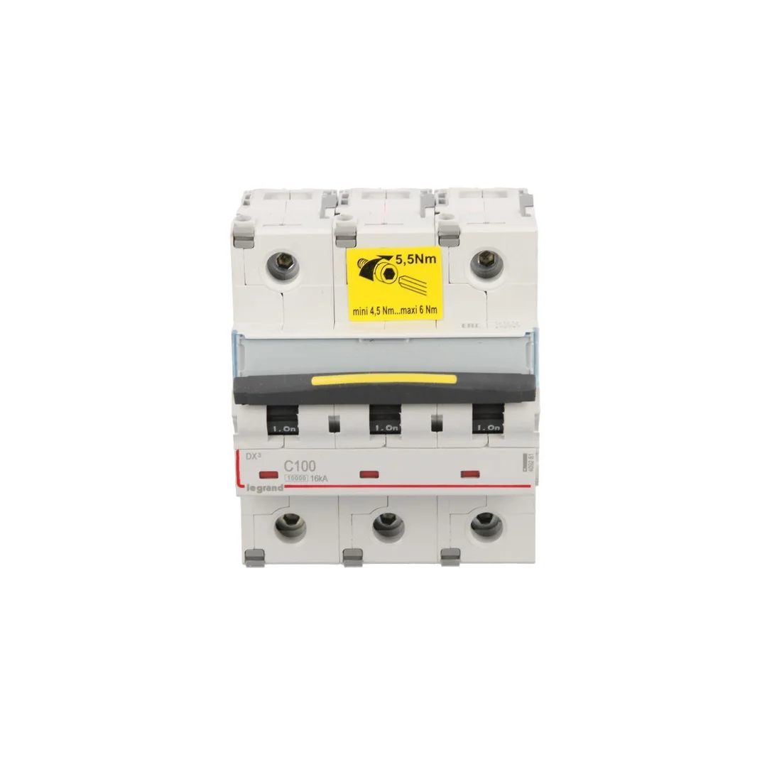 Wyłącznik nadprądowy 3P C 100A 16kA AC 10/ S313 DX3 409281
