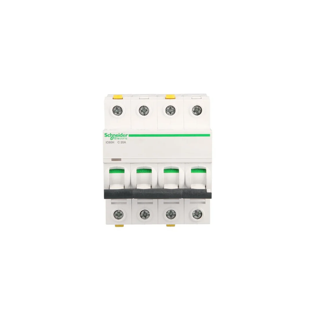 Wyłącznik nadprądowy 4P C 20A 10kA AC iC60H-C20-4 Acti9 A9F07420