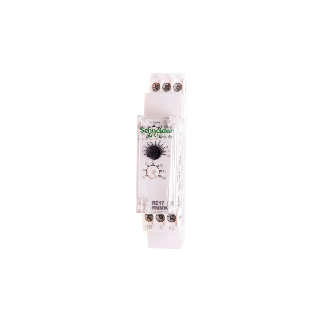 Przekaźnik czasowy 1P 10A 1sek-100h 12-240V AC/DC wielofunkcyjny RE17RMMW
