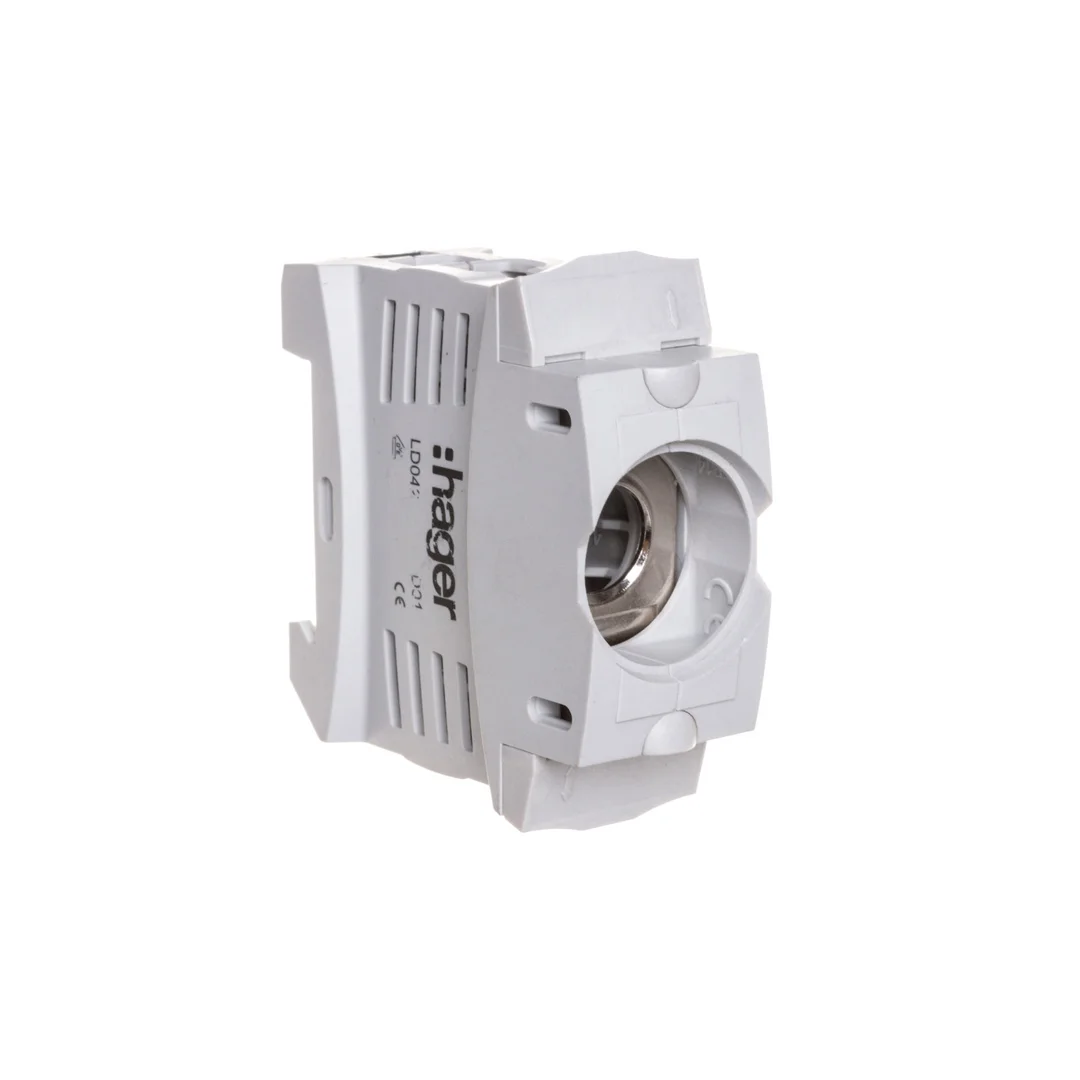 Podstawa bezpiecznikowa D01 1P 16A 72x27x56mm LD042