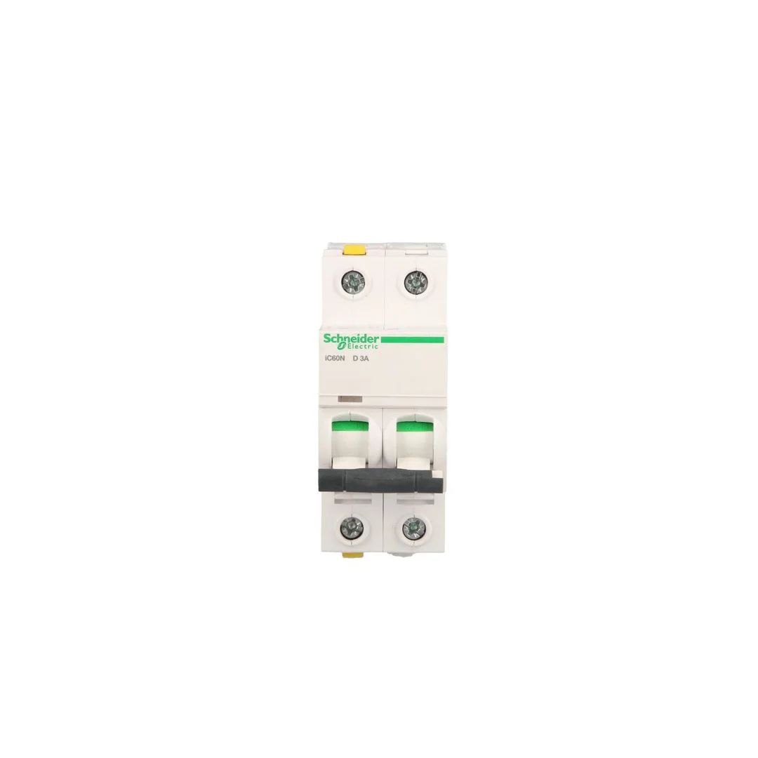 Wyłącznik nadprądowy 2P D 3A 6kA AC iC60N-D3-2 Acti9 A9F05203
