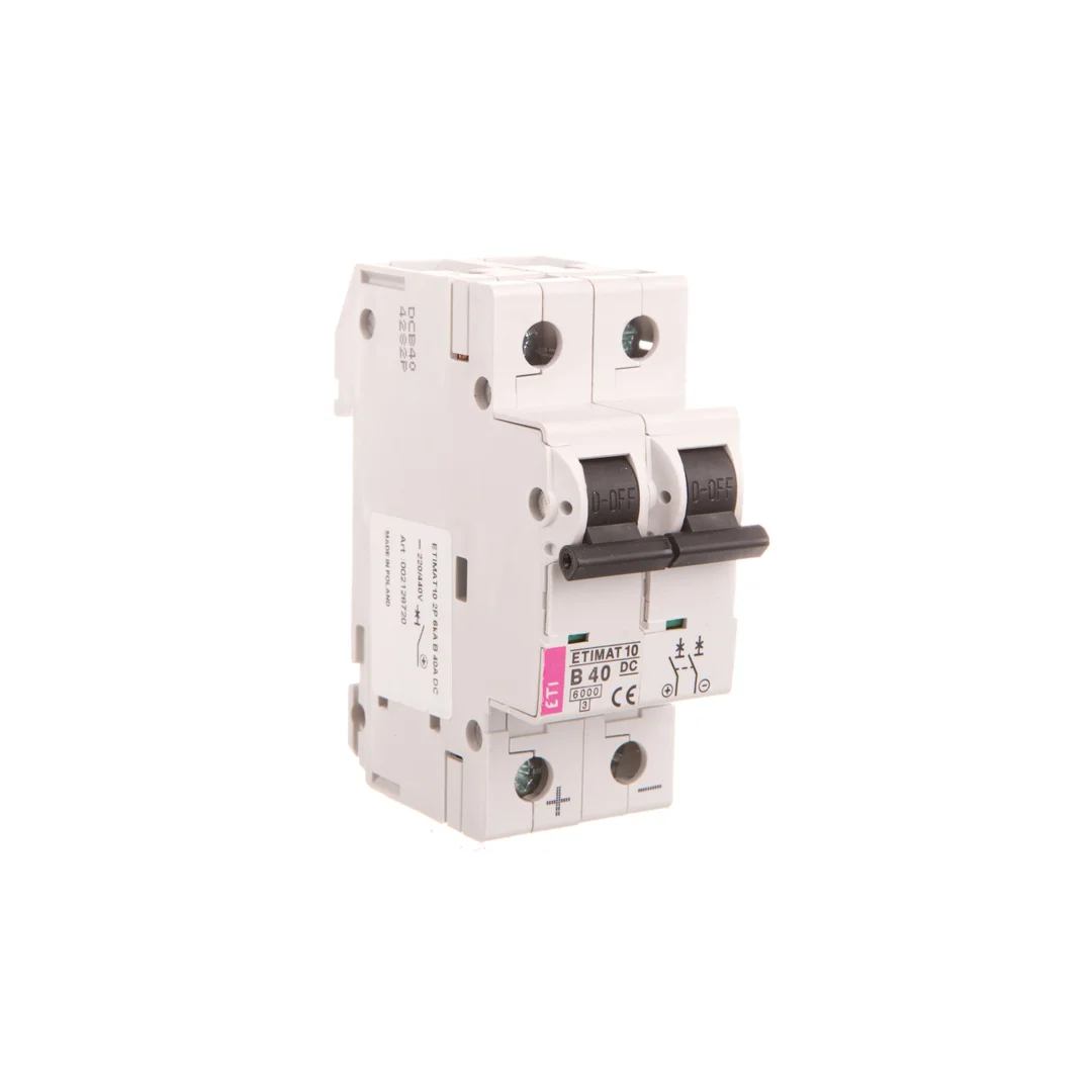Wyłącznik nadprądowy 2P B 40A 6kA DC ETIMAT10 002128720