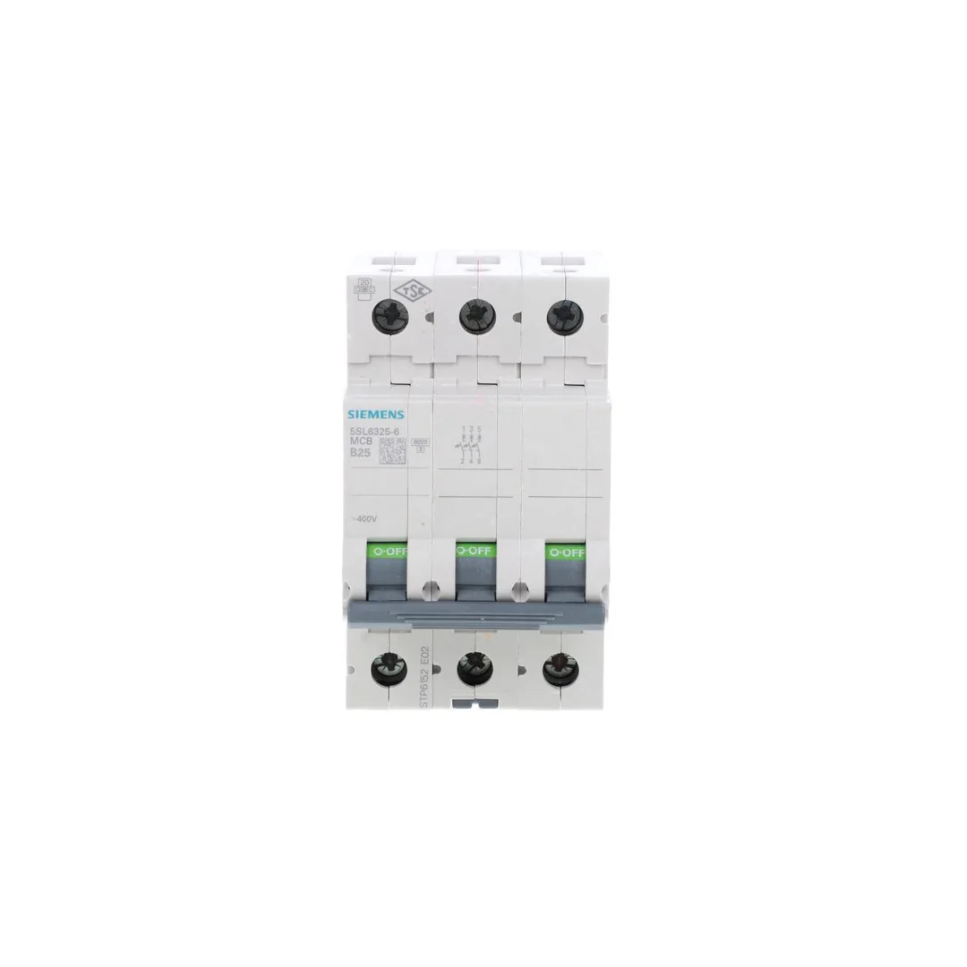 Wyłącznik nadprądowy 3P B 25A 6kA AC SENTRON 5SL6325-6