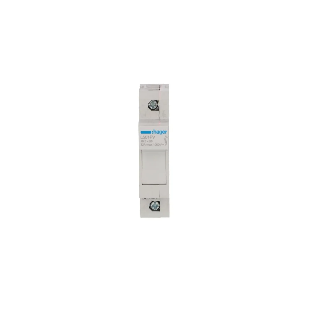 Podstawa bezpiecznikowa modułowa PV 1P 10x38mm 32A 1000V DC L501PV
