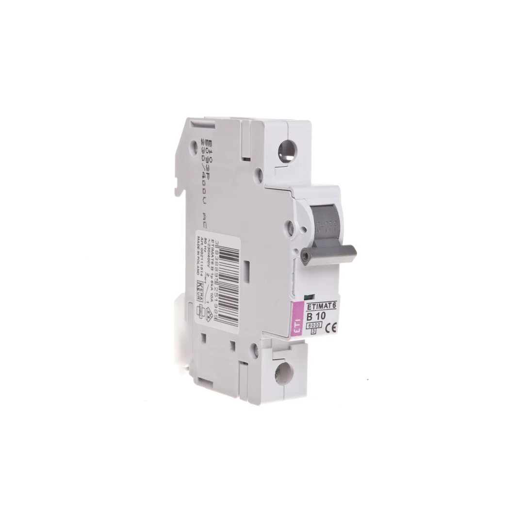 Wyłącznik nadprądowy 1P B 10A 6kA AC ETIMAT 6 002111514